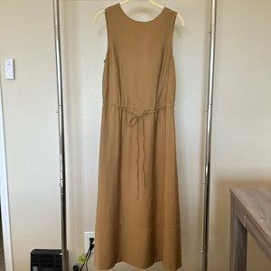 Vince Carmel Colored Drawstring MIDI Dress XS